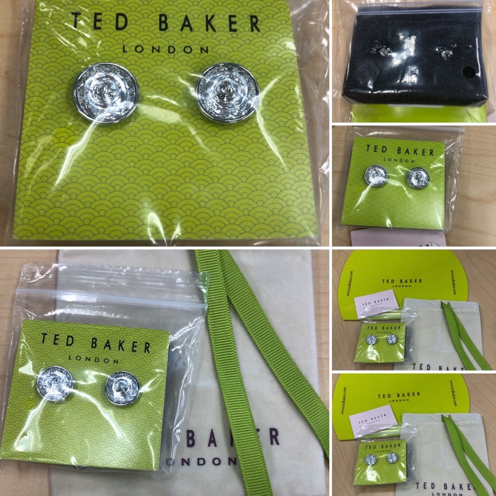 Ted Baker London Kinley Crystal Button Earring
